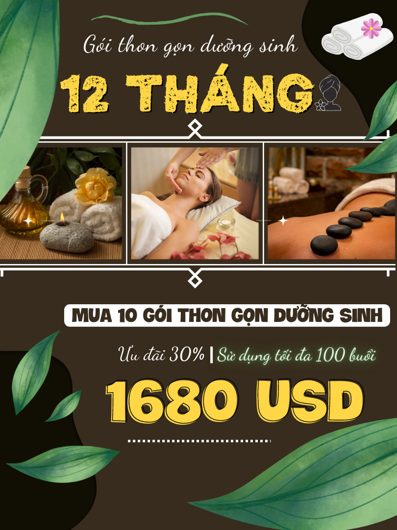 Gói thon gọn dưỡng sinh 12 tháng